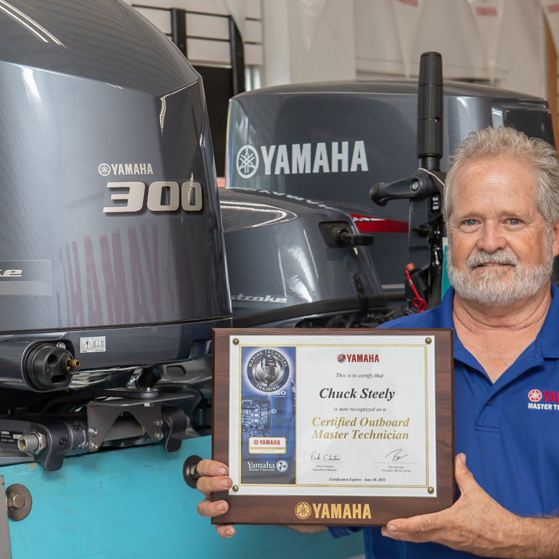 Chuck Steely Yamaha Master Technician 1